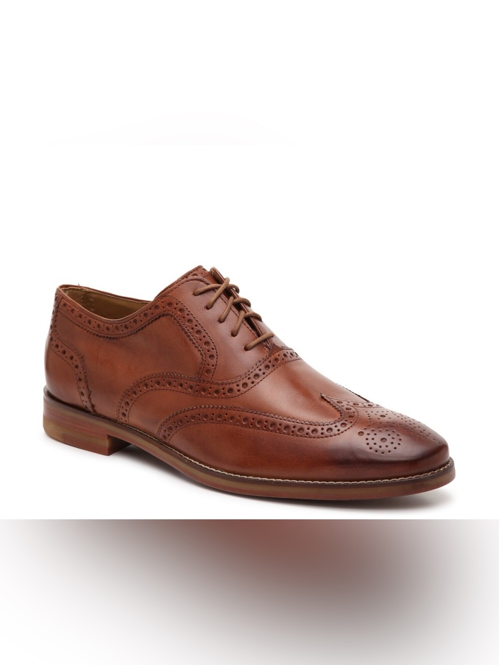 Like New! Cole Haan Cambridge Wingtip Dark Brown Walnut Leather Oxfords Size 11
